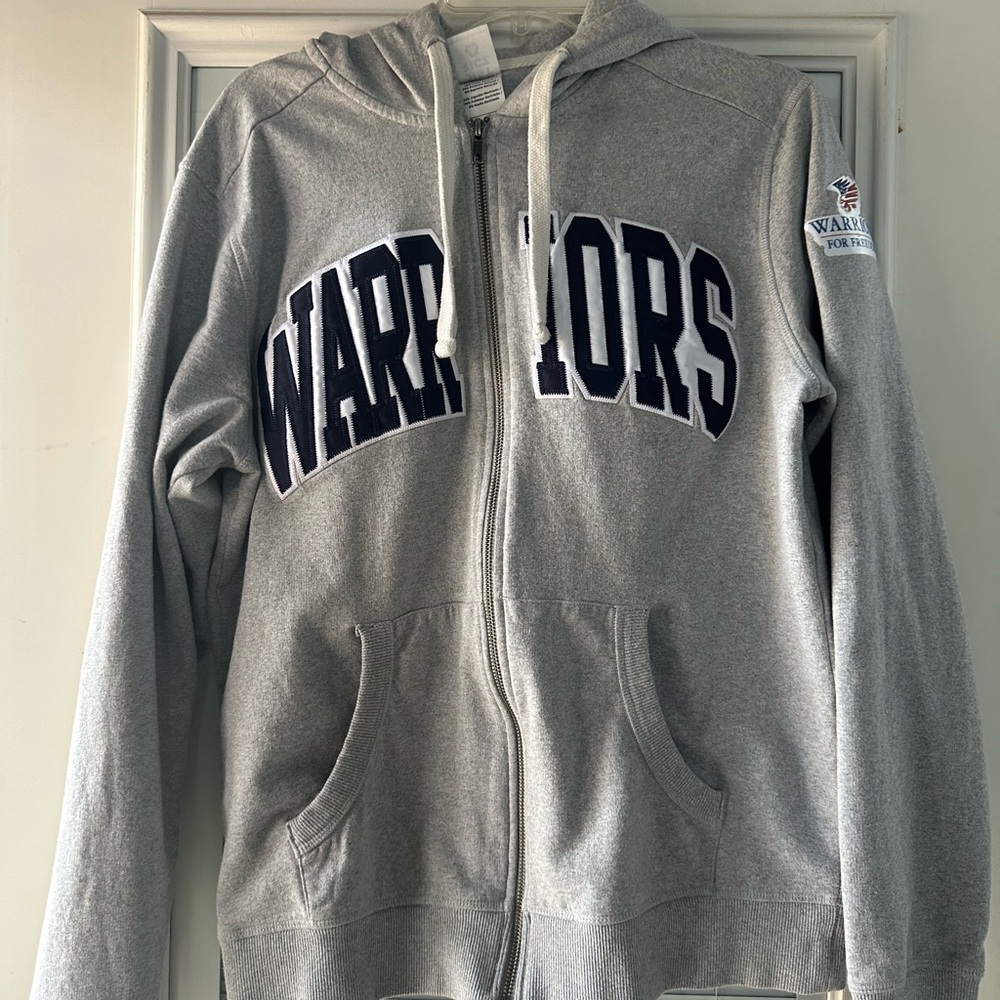District Gray Zip-Up Hoodie